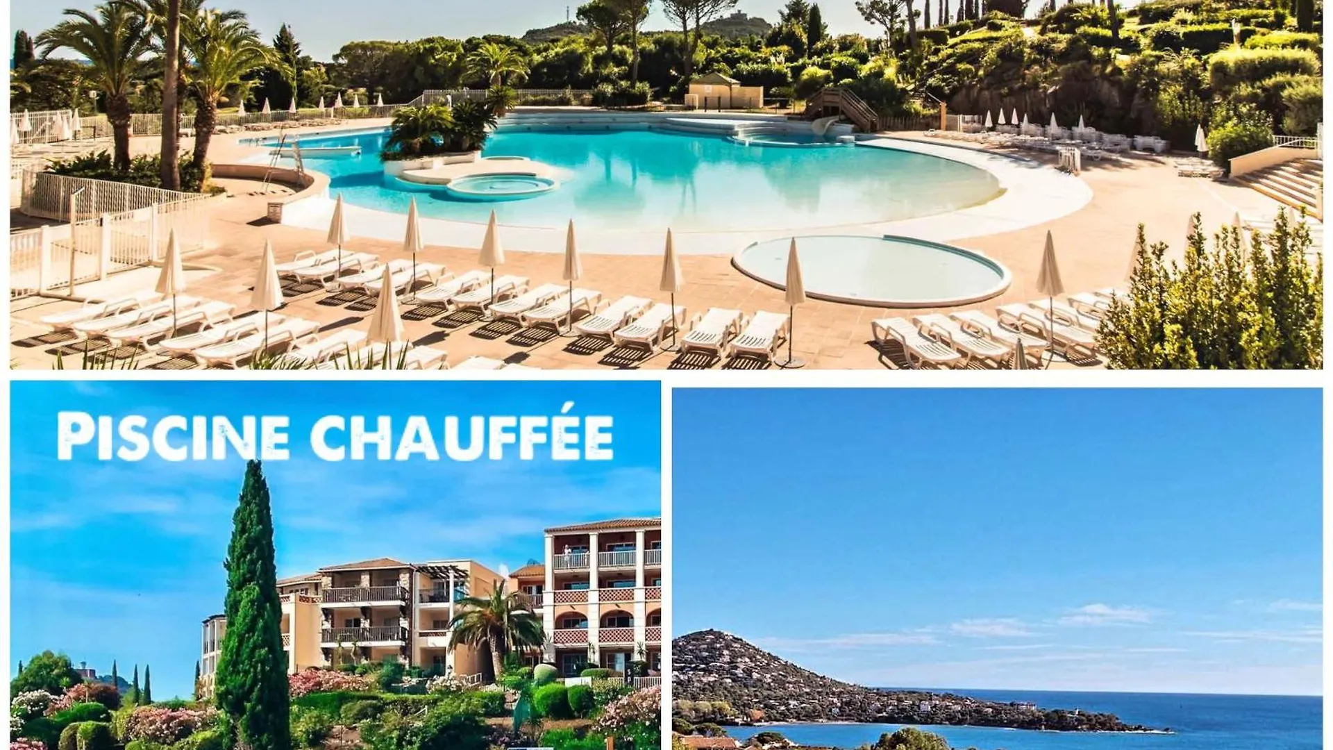 Cap Esterel Fh007 Jardin Privatif Et Cloture ,Vue Mer,Piscines , Parking Couvert,Coup De Coeur Saint-Raphaël Apartment